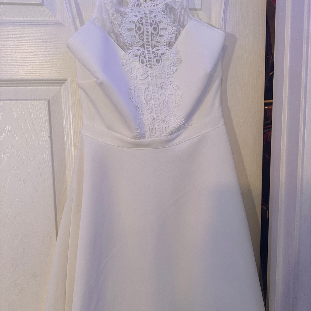 Francesca’s white dress